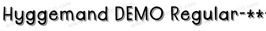 Hyggemand DEMO Regular字体转换